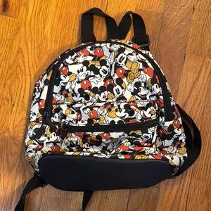 Mickey Mouse Print Backpack